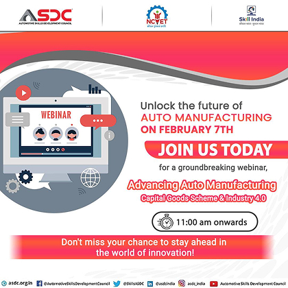 Webinar on Advancing Auto Manufacturing: Capital Goods Scheme & Industry 4.0
