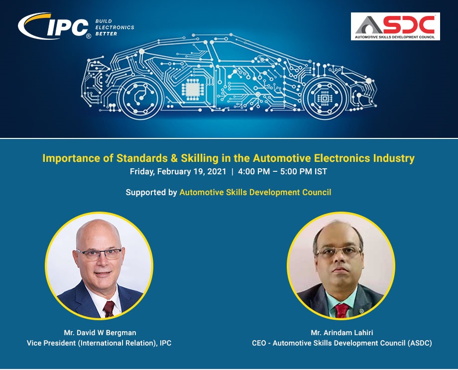 Importance of standards & Skilling in the Automotive Electronics Industry