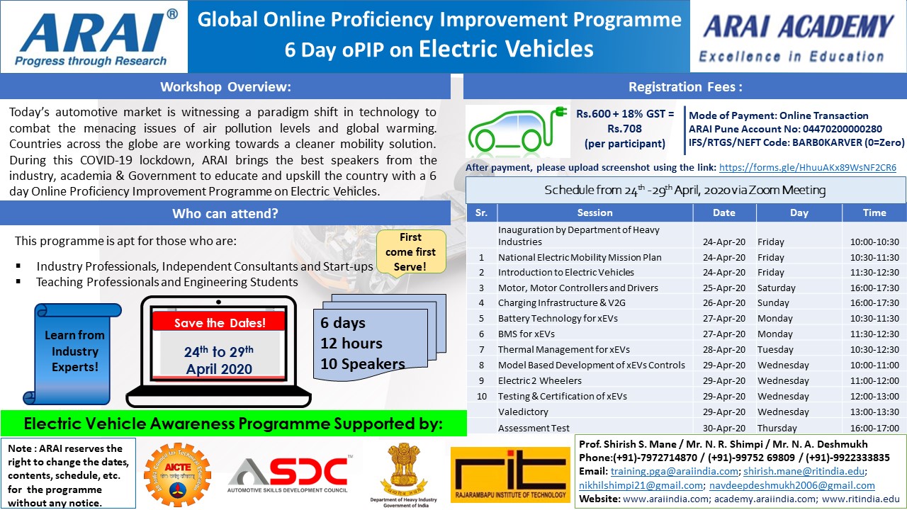 Velidictory Function for the 6 Day Global Online Proficiency Improvement Programme (oPIP) from 24th – 29th April 2020