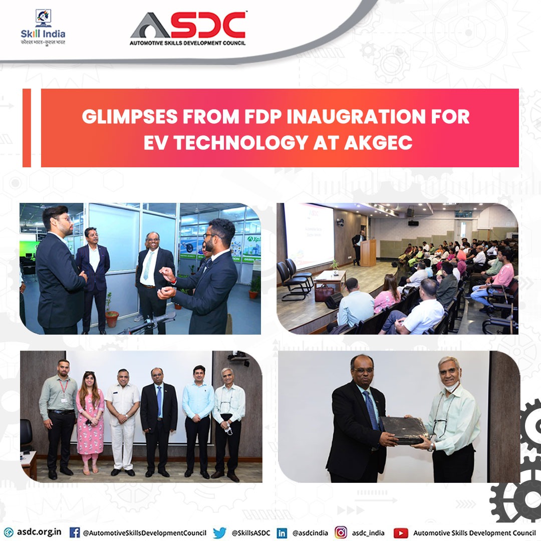 Glimpses From FDP Inaugration For EV Technology at AKGEC