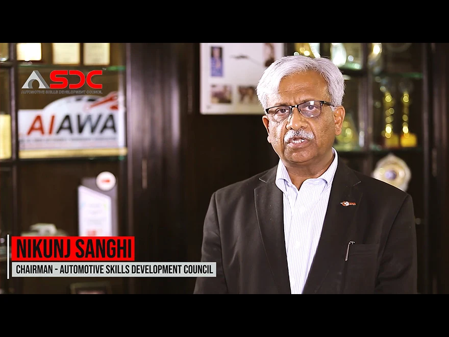 Mr. Nikunj Sanghi, Chairman - ASDC on skilling and upskilling in the Automotive Ecosystem