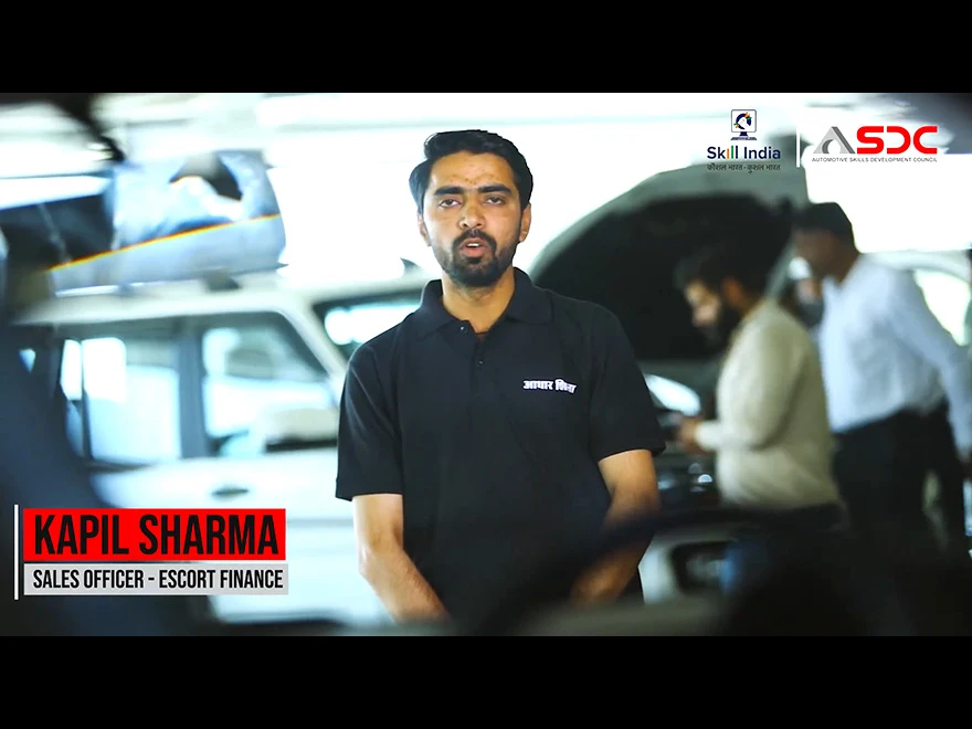 Kapil Sharma- Escort Finance speaks about his professional journey and impact of ASDC certification