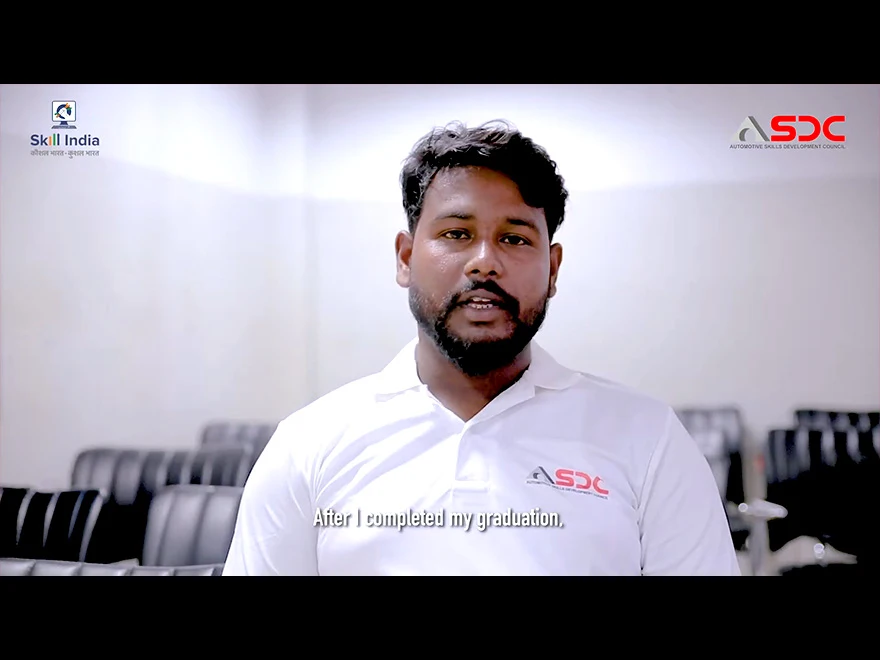 Kunal Jeet Sarkar, Floor Manager talking about the ASDC Certification course at Frostees