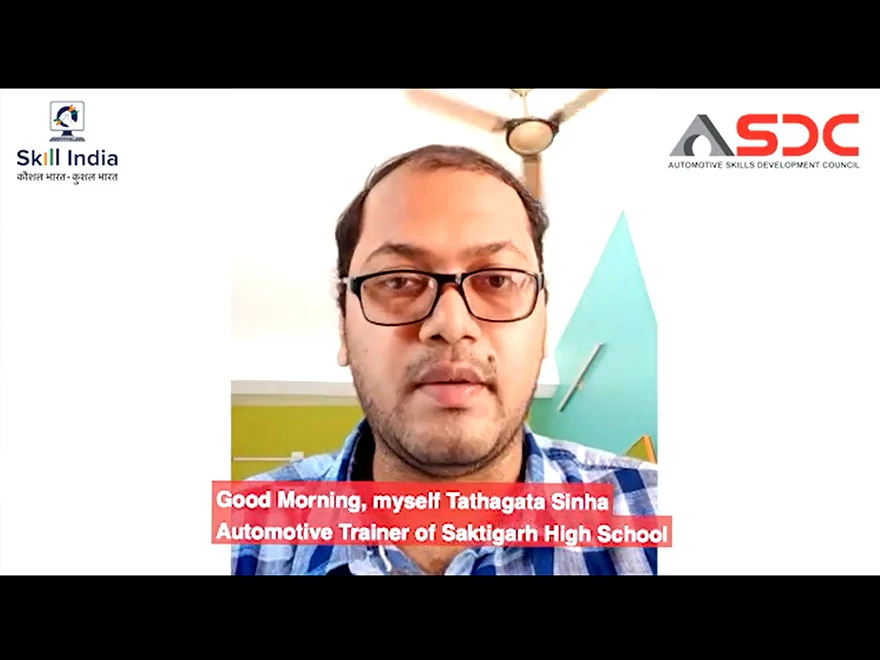 Tathagata Sinha, Automotive Trainer- Saktigarh High School