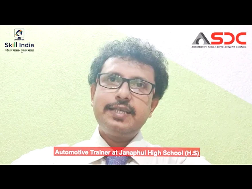 Suman Chatterjee, Automotive Trainer- Janaphul High School, shares his thought on e-learning course