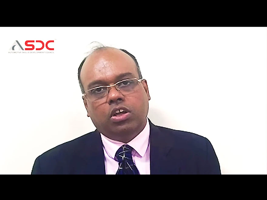 Mr. Arindam Lahiri, CEO, ASDC on signing a MoU with SKF YES Skill Development Centre