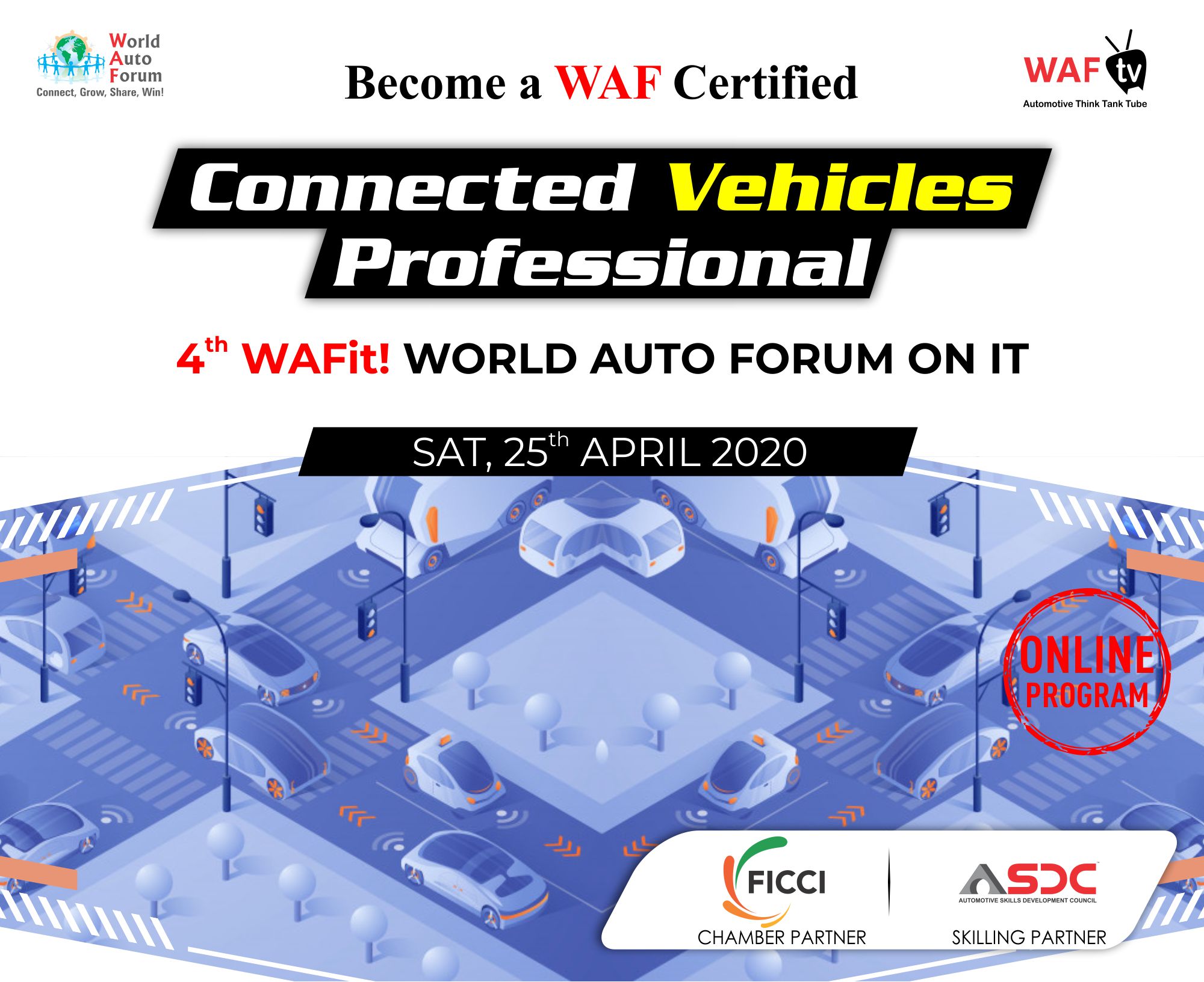 Knowledge plus Certification. Sat April 25, 11 AM to 5 PM. The Best Investment for your Career. Block your Slot Now. 