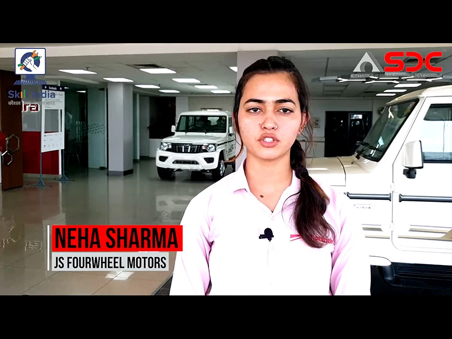 Neha Sharma, JS Fourwheel Motors shares her thoughts on ASDC's e-learning courses