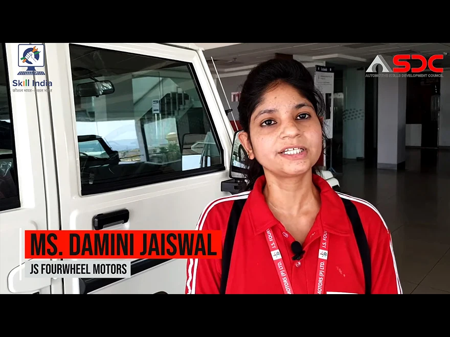 Ms. Damini Jaiswal, JS Fourwheel Motors Pvt. Ltd sharing her views on ASDC's e-learning course